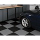 Garagegolv 2.25m3/kartong (25 st gråa plattor)