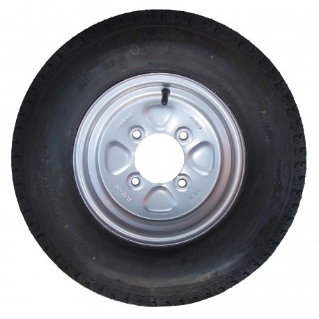 Hjul 5.00-10 4 pr 4-håls fälg Hjul 5.00-10 4 pr 4-håls fälg