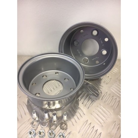 Delbar fälg 4.50-6 4-håls