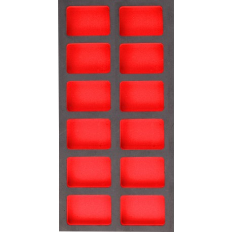 Lådinsats tom 12 fack