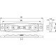 Led-markeringsljus vitt