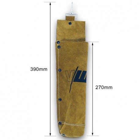 Läderhölster för svetselektroder