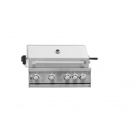 Stor rostfri grill 30''