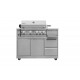 Stor rostfri grill 30''