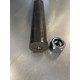 Axeltapp 0 30 mm med nylockmutter