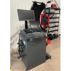 Automatisk däckbalanseringsmaskin med laser