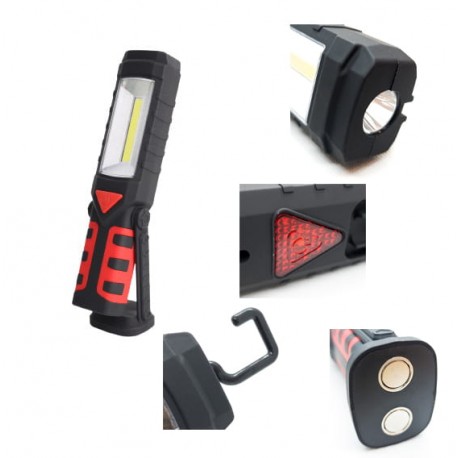 Ficklampa led med magnet fäste
