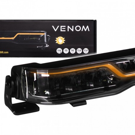 Led bar 80w med positionsljus & blixtljus