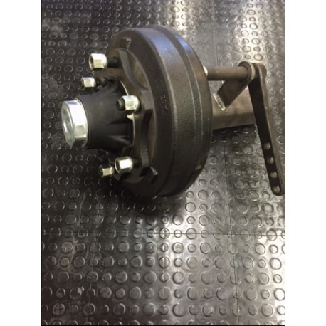 Nav med broms & axeltapp 4-kant 70 mm