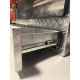 Stor aluminiumlåda med lådor