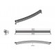 Curved Led Bar 288w