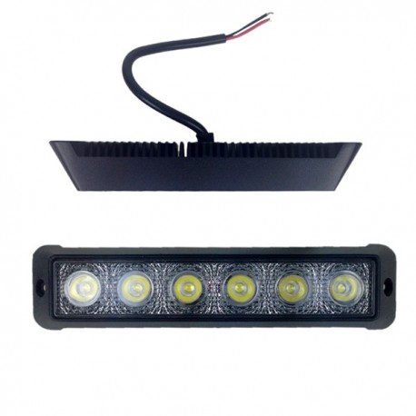 Led blixtljus 18w